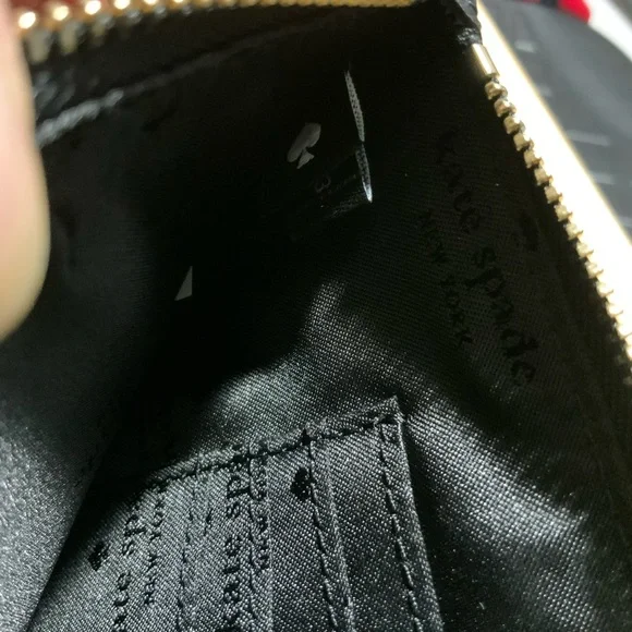 Kate Spade Lucy L- Shaped Black Wristlet - Picture 5 of 6